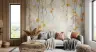 Textured Golden Blossom Cascade Wall Mural 6