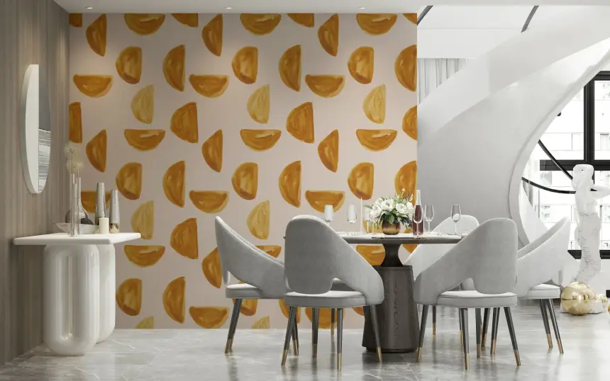 Golden Brushstrokes Wallpaper -2963133