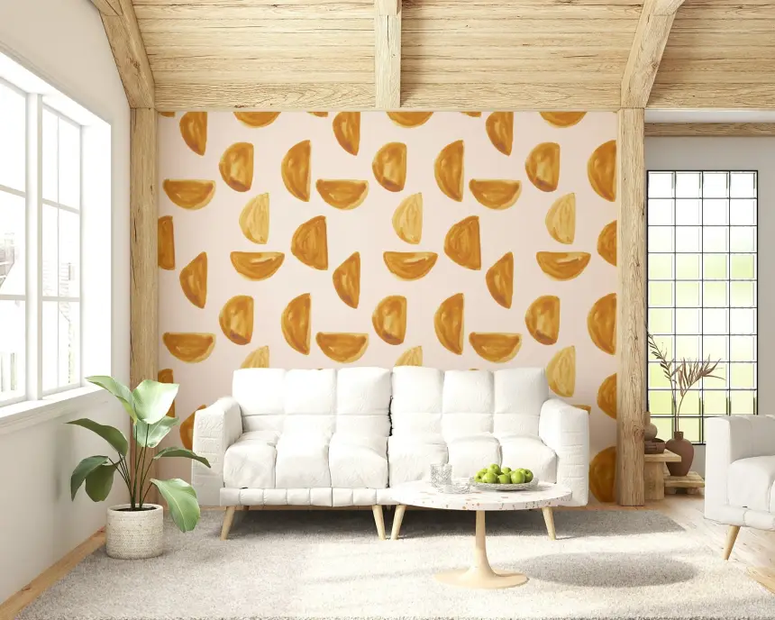Golden Brushstrokes Wallpaper -2963133