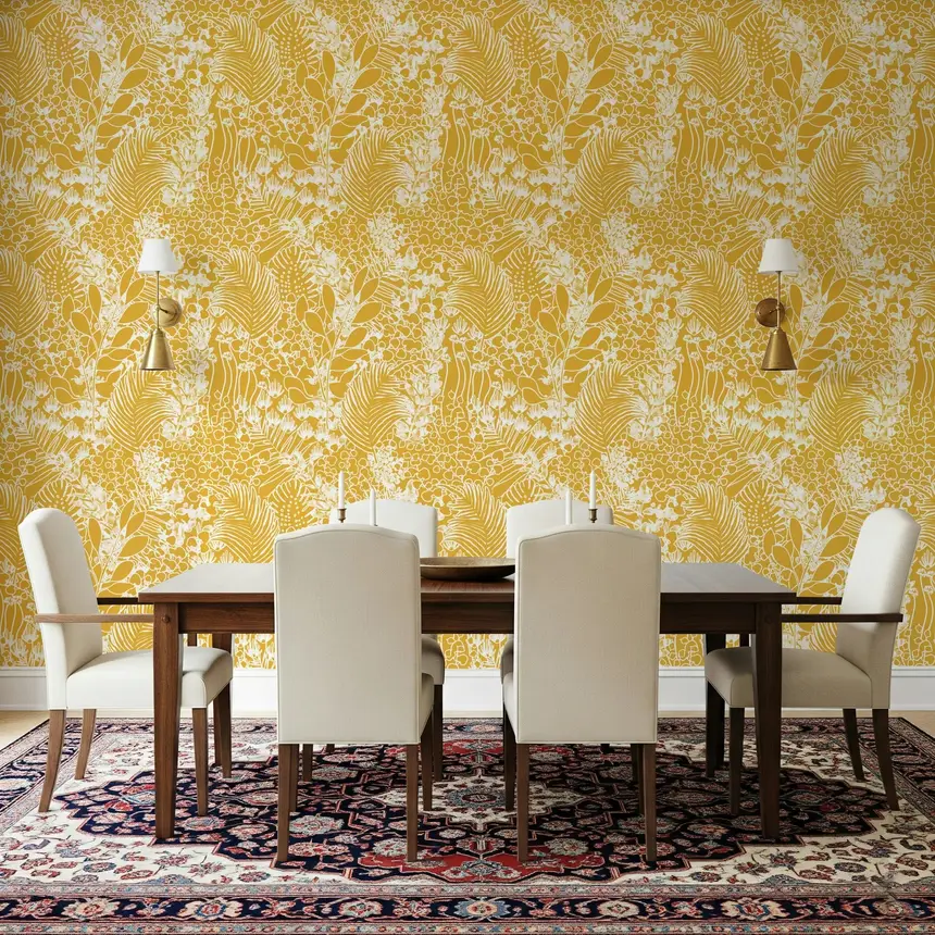Golden Meadow Dream Wallpaper