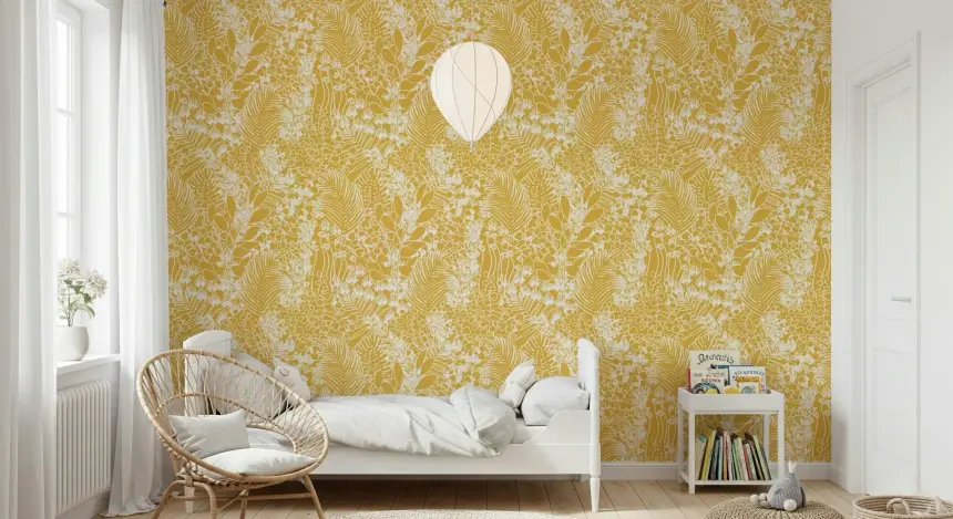 Golden Meadow Dream Wallpaper
