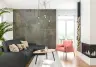 Earthy Ochre Grey Patina Industrial Wallpaper Mural 7