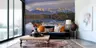 Golden Peaks Lake Reflection Wall Mural 6