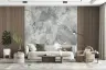 Elegant Grey Marble Vein Texture Wallpaper 6