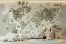 Animated World Map Animals Kids' Wall Mural 8