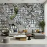 Historic European Half-Timbered Houses Wall Mural 8