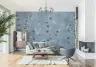 Serene Blue Floral Trail Wallpaper 7