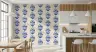 Indigo Abstract Eye Pattern Wallpaper 6