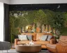 Enchanted Krishna Forest Night Wall Mural 6