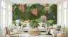 Traditional Indian Krishna Leela Forest Wall Mural 8