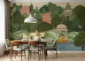 Traditional Indian Krishna Leela Forest Wall Mural 7