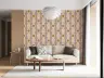 Modern Geometric Oval Chain Pattern Wallpaper 6