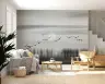 Serene Moonlit Birds Flying Wall Mural 6