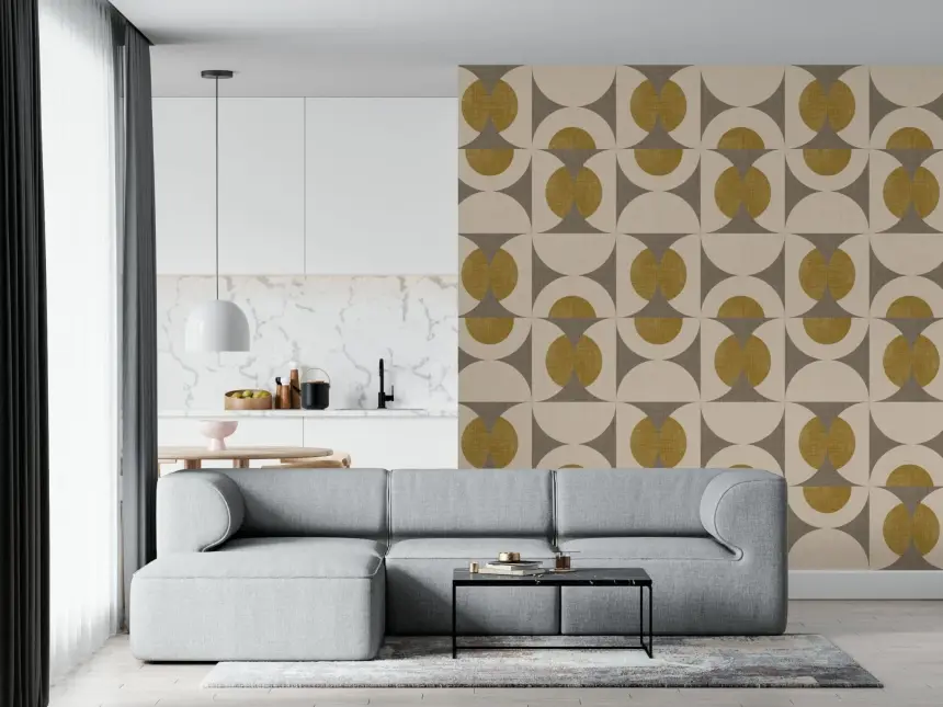Mid-Century Modern Arcs Wallpaper -2995394