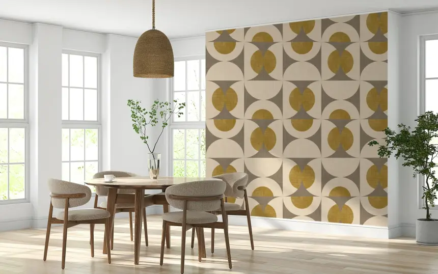Mid-Century Modern Arcs Wallpaper -2995394