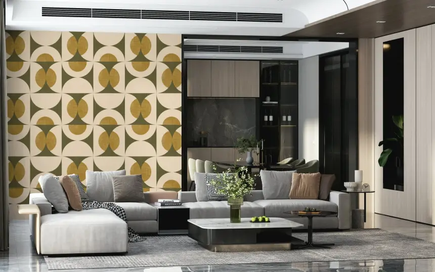 Mid-Century Modern Harmony Wallpaper -2995390