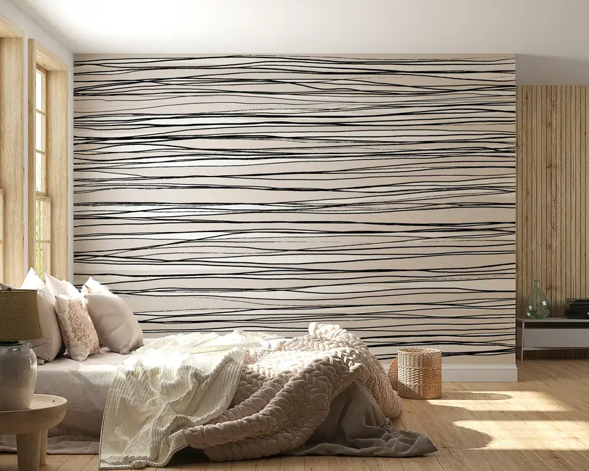 Minimalist Lines Wall Mural - 2453359
