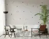 Minimalist Abstract Dots and Arcs Wallpaper 7