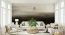 Serene Misty Meadow Landscape Wall Mural 7