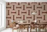 Geometric Interlock Pattern Wallpaper 6