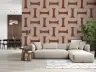 Geometric Interlock Pattern Wallpaper 7