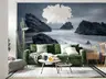 Dramatic Coastal Rocks and Flowing Water Wall Mural 6