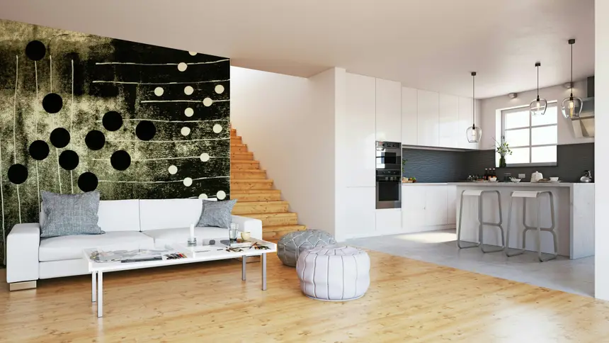 Monochrome Rhythms Wall Mural - 2749386