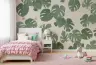 Tropical Monstera Leaf Wall Mural 7