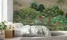 Pichwai Inspired Forest Animals Wall Mural 7