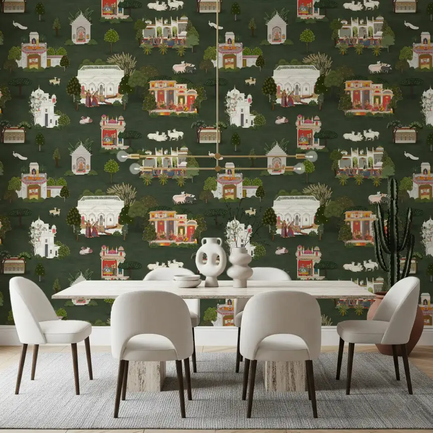 Mughal Palace Dreams Wall Mural
