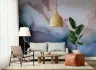 Abstract Blue Pink Marble Wallpaper Mural 6
