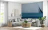 Misty Sailboat Wall Mural 8