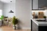 Playful Neon Cat Silhouettes Modern Wallpaper 6
