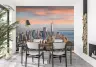 Iconic New York City Skyline Sunset Wall Mural 8