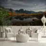 Himalayan Night Sky Lake Reflection Wall Mural 6