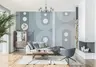 Modern Geometric Arches and Circles Wall Mural 6