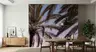 Tropical Palm Fronds Sunset Wall Mural 7