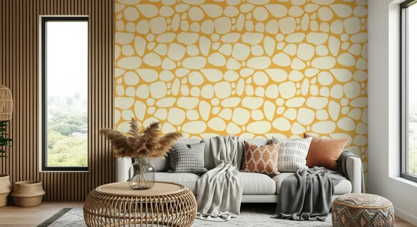 Pebble Pattern Wallpaper