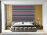Vibrant Horizontal Stripe Wall Mural 6