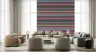 Vibrant Horizontal Stripe Wall Mural 7
