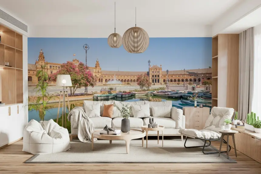 Plaza De EspañA Charm Wall Mural