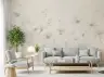 Soft Watercolor Wildflower Meadow Wall Mural 8