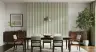 Minimalist Sage Green Vertical Stripe Wallpaper 7