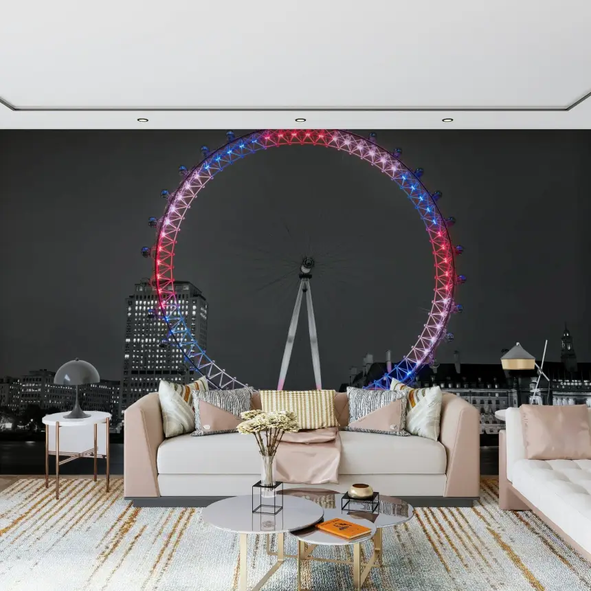 Reflecting Eye Wall Mural