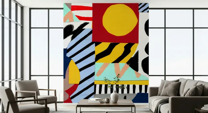 Retro Remix Wall Mural