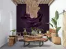 Dramatic Deep Purple Rose Floral Wall Mural 8