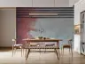 Maroon and Grey Industrial Gradient Wall Mural 6