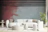 Maroon and Grey Industrial Gradient Wall Mural 8