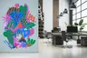 Contemporary Abstract Floral Garden Wall Mural 6