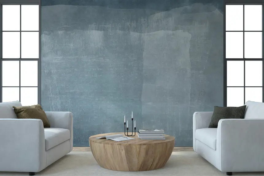 Blue Wash Texture Wall Mural - 2583409